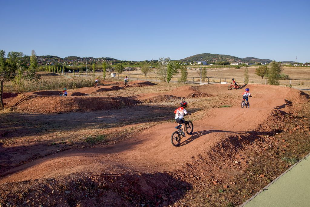 Flow trail - légi/magas nézet a teljes nyomvonalról